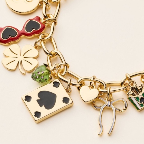 Kate Spade New York x Target Charm Bracelet, NIB ♠️ Exclusive + sold out! - Picture 2 of 4